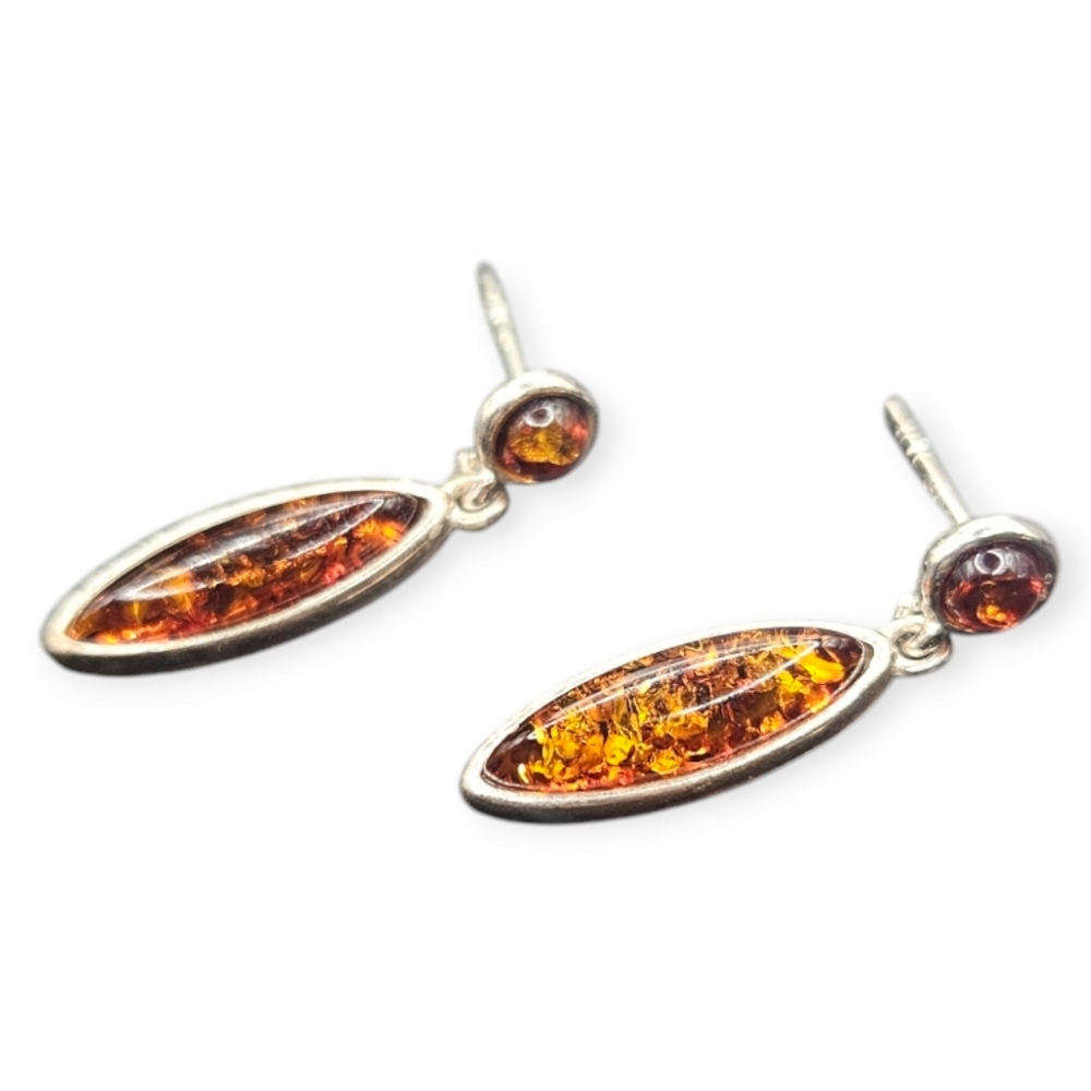 Amber Dangle Earrings